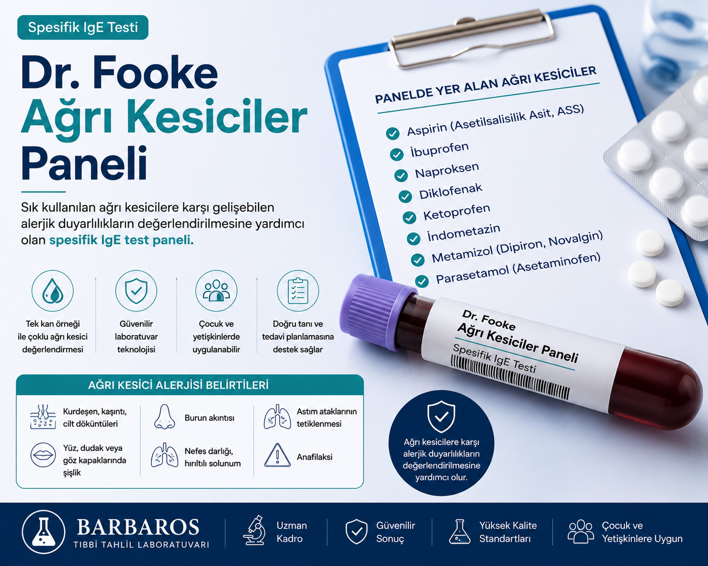 Dr. Fooke Ağrı Kesiciler Paneli